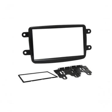 Imagem de Moldura Fiamon 2 Din Duster- Sandero- Logan- Kwid-...