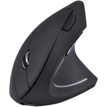 Imagem de Mouse Sem Fio Recarregavel 2.4 Ghz Vertical Ergonomico... - VINIK