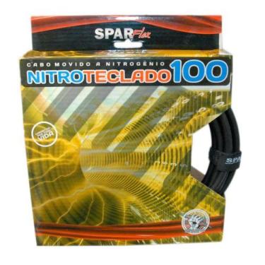 Imagem de Cabo Teclado Sparflex Nitro 100 1 Metro Preto 538192010f