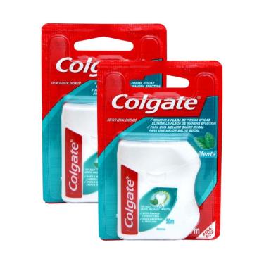 Imagem de Kit 2 Fio Dental Colgate Menta 50m 1 Unidade