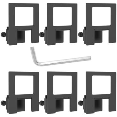 Imagem de 6 peças de juntas de colchão antiderrapantes para estrutura de cama, suporte de colchão de metal antiderrapante no lugar, defletor antiderrapante, rolha deslizante de colchão ajustável, fácil de