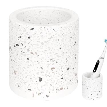 Imagem de Linkidea Suporte de escova de dentes elétrica, organizador de pasta de dente de bancada compatível com a série Oral-B iO, Philips Sonicare ProtectiveClean (branco)