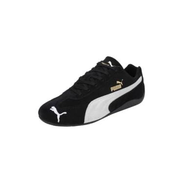 Imagem de PUMA Speedcat Og Racetrack Ins Street Low Icon Tênis masculino, Preto, branco, 11.5 Women/10 Men