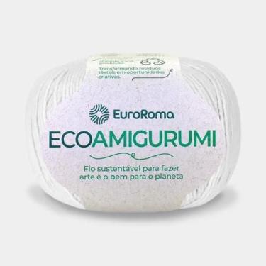 Imagem de Linha Ecoamigurumi Novelo 254 Metros 516TEX Euroroma Fio 8/7, 200 Bran