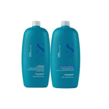 Imagem de Kit Shampoo e Condicionador Alfaparf Semi Di Lino Curls Grande