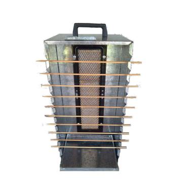 Imagem de Churrasqueira 10 Espetinhos A Gás Aço Galvanizado