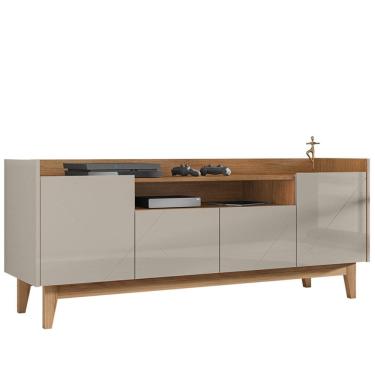 Imagem de Rack 4 Portas Para TV 60 Polegadas 011071 Off White Cedro DCASA
