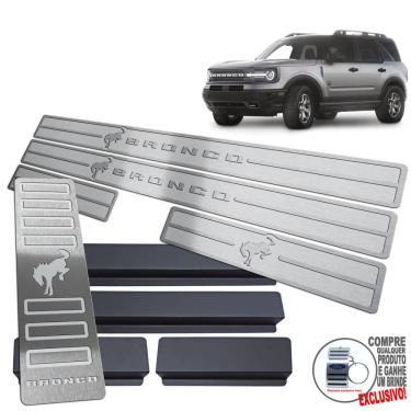 Imagem de Descanso + Soleira Ford Bronco Sport Prata Alto Relevo