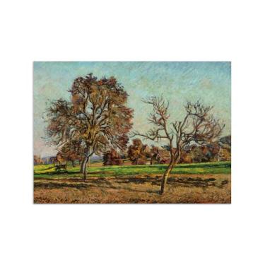 Imagem de Armand Guillaumin Famoso Arte de Parede Pôster-Impressões em Tela para sala de estar-Reprodução pinturas(Damietta Summer) 50x70cm Sem Moldura