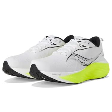 Imagem de Saucony Tênis masculino Triumph 22, Branco/Citron, 45