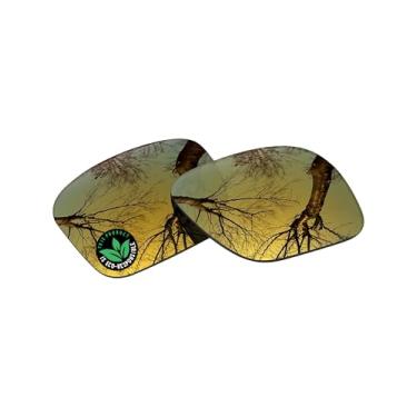 Imagem de Raydi Polycarbonate Replacement Lenses for RB Meta RW4012 Wayfarer (Gen 2) 50mm Smart Glasses - Flare Gold Mirror - Polarized