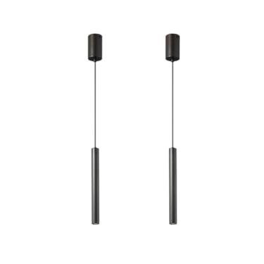 Imagem de Lustre moderno simples de latão, abajur dourado/preto, lustre de 60 polegadas, fio ajustável, luminárias suspensas, quarto, sala de estar, teto alto, luzes pendentes