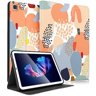 Imagem de Uppuppy Capa para Samsung Galaxy Tab A7 Lite de 8,7 polegadas para crianças, capa para tablet com design de arte abstrata para Samsung Tab A7 Lite, SM-T220/T225/T227