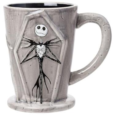 Imagem de Nightmare Before Christmas Jack Tombstones Caneca esculpida em cerâmica 3D