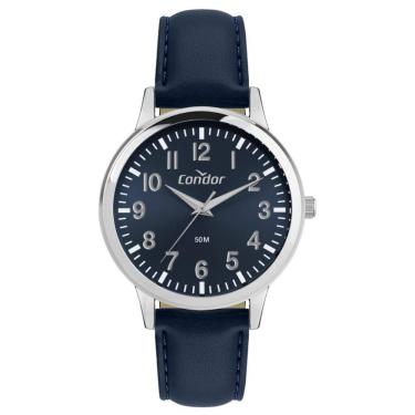 Imagem de Relógio Condor Masculino Ref: Co2035nro/3a Casual Prateado
