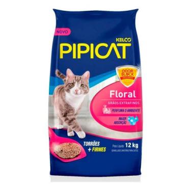 Imagem de Areia para Gato Floral 12kg Pipicat