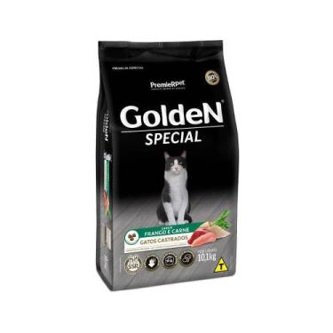 Imagem de Ração para Gatos Castrados Frango Premium Special Golden 10,1 Kg