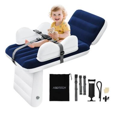 Imagem de Cama Inflable para Niños Pequeños Abdtech en Forma de Avión con Cintur