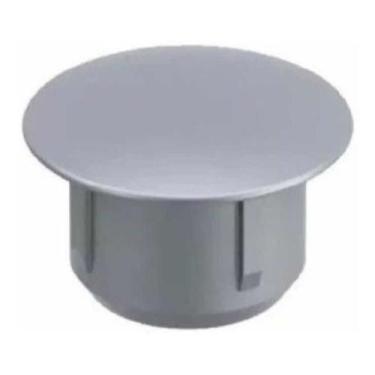 Imagem de Tapa Furo Para MÃ³veis 10mm  Kit Com 100 Unidades Cinza - ferragens ro