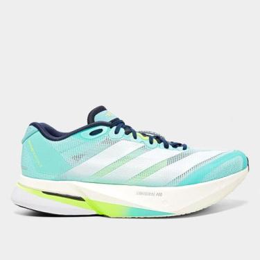 Imagem de Tênis Adidas Adizero Boston 13 Masculino, Azul turquesa, 41