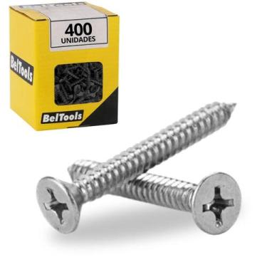 Imagem de 400 Parafuso Aut Atarraxante 4.2X32mm Cabeça Chata Belenus - LEROY