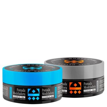 Imagem de Kit Pomada Efeito Seco + Efeito Brilho Embaixador 150G