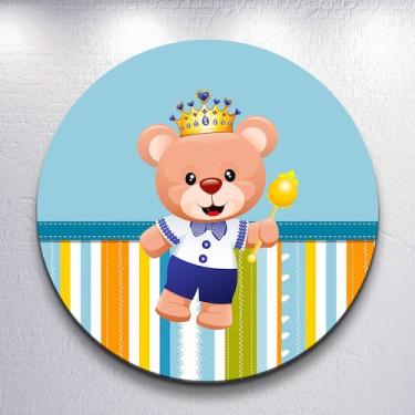 Imagem de Capas Painel Grande e Mini Painel Redondo Festa Infantil Ursinho Menin