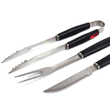 Imagem de Kit Churrasco Bela Home 3 Peças Preto