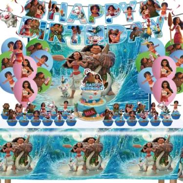 Imagem de Artigos de festa de aniversário Moana