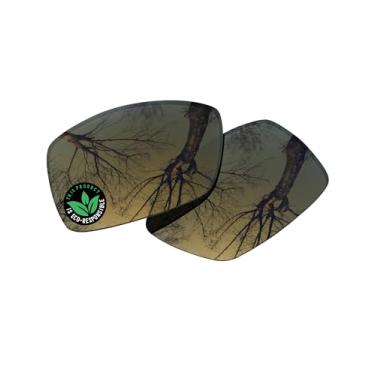 Imagem de Raydi Lentes de reposição de policarbonato para óculos de sol Maui Jim Peahi - Bronze Dourado espelhado - Polarizado