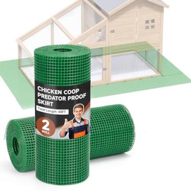 Imagem de BJADE'S Avental à prova de predadores de galinheiro, resistente a predadores de fio de galinha, barreira de rede de cerca para galinheiro