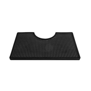 Imagem de Tapete De Bar, Bandeja Coletora De Cerveja De Borracha, Tapete De Bar Preto, Tapetes Antiderramamento De Bancada Para Torre De Cerveja, Acessórios À Prova D'água(1pc)