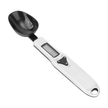 Imagem de Balança de colher de medição digital, 0,1-500 g Balança eletrônica de cozinha de alimentos colheres de medição de grama destacável de alta precisão com visor LCD unidades pesáveis g/oz/gn/ct