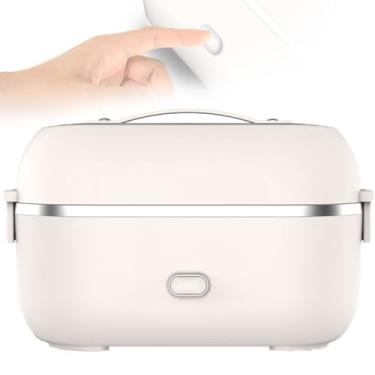 Imagem de Marmita EléTrica PortáTil Aquecida,Panela De Arroz Independente De Camada Dupla Com Capacidade De 2 Litros,Material Em AçO InoxidáVel,Design 3 Em 1 Para Carro,CaminhãO E EscritóRio