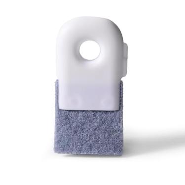 Imagem de Escova de limpeza de trilhos de janela de 3 cores - Ferramenta de limpeza de ranhuras portátil para peitoris de janela, teclado, utensílios de cozinha | Design compacto e ergonômico com cerdas densas