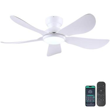 Imagem de Ventilador de teto Kviflon de 46 polegadas com luzes e controle remoto