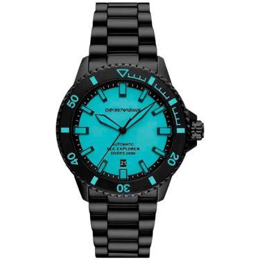 Imagem de Relógio Emporio Armani Sea Explorer Black Automático Masculino - AR60084 A1PX-Masculino