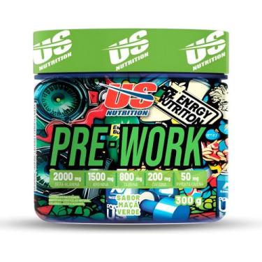 Imagem de Pré Treino Betalanina Pimenta Caiena 300g U.S Nutrition - NoBrand, Maç