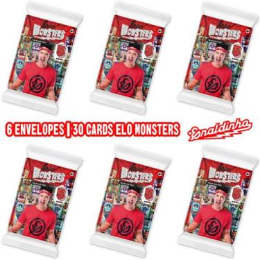 Imagem de Kit 30 Cards Elo Monsters Sortidos Oficial  6 Flow Pack Enaldinho - Pi