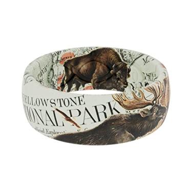 Imagem de Groove Life Anel de silicone Nomad Anéis de casamento de borracha respirável para homens, cobertura vitalícia, design exclusivo, anel de ajuste confortável, 13, Silicone, Sem pedra preciosa