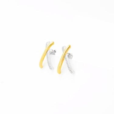 Imagem de Drusi Semi Joias, Brinco Ear Hook X Duo Colors