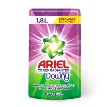 Imagem de Lava Roupa Liquido Ariel Toque Downy Cores Radiantes 1,8L