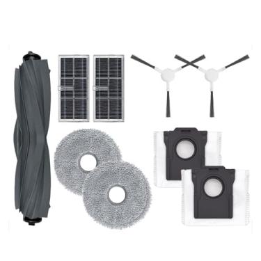 Imagem de Compatible With Dreame Mova E30 Ultra Vacuum Replacement Parts Main Tricut Roller Side Brush Hepa Filter Mop Cloth Dust Bag Accessories(Gold)