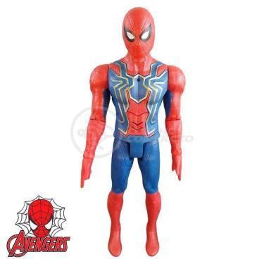 Imagem de Brinquedo Boneco Vingadores Ultimato Homem Aranha 29Cm