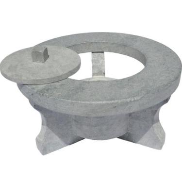Imagem de Rechaud Fogareiro De Pedra Sabão 20 Cm - So Jos