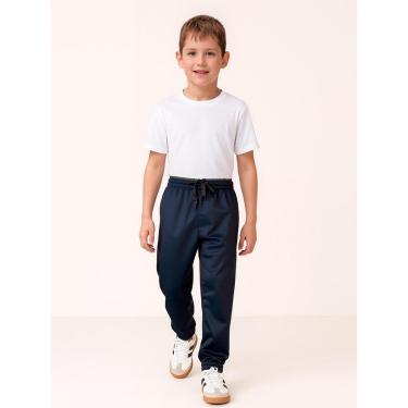 Imagem de Calça Jogger Infantil Helanca Flanelada Bolso Traseiro-Masculino