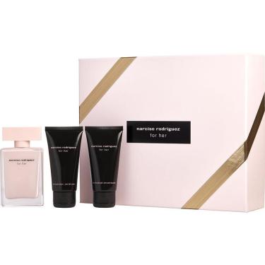 Imagem de Perfume Feminino Narciso Rodriguez Edp Spray 150 Ml&loção Corporal Gel Banho