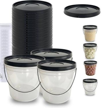 Imagem de Balde 3,2 Litros Para Produtos De Limpeza - 7 Pçs