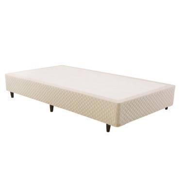 Imagem de Cama Box Base Solteiro Triumph Bordado White (88x188x20) - Herval