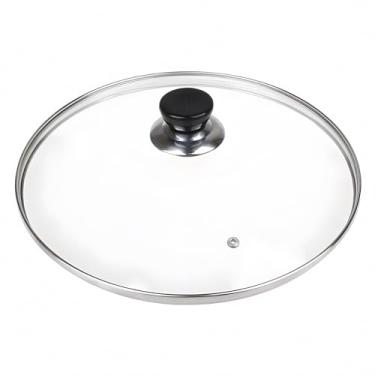 Imagem de Tampa de frigideira de 20 polegadas, tampas de frigideira de 20,3 cm, tampa de ferro fundido de vidro temperado para frigideiras, frigideiras e frigideiras (20 cm)